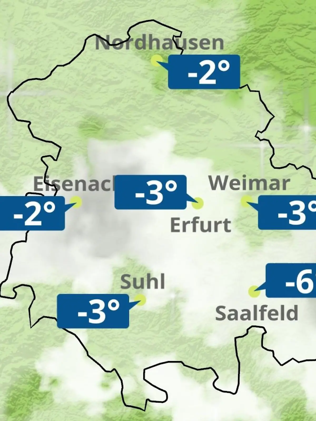 Bild zu: "Thüringen: Wie wird das Wetter?"