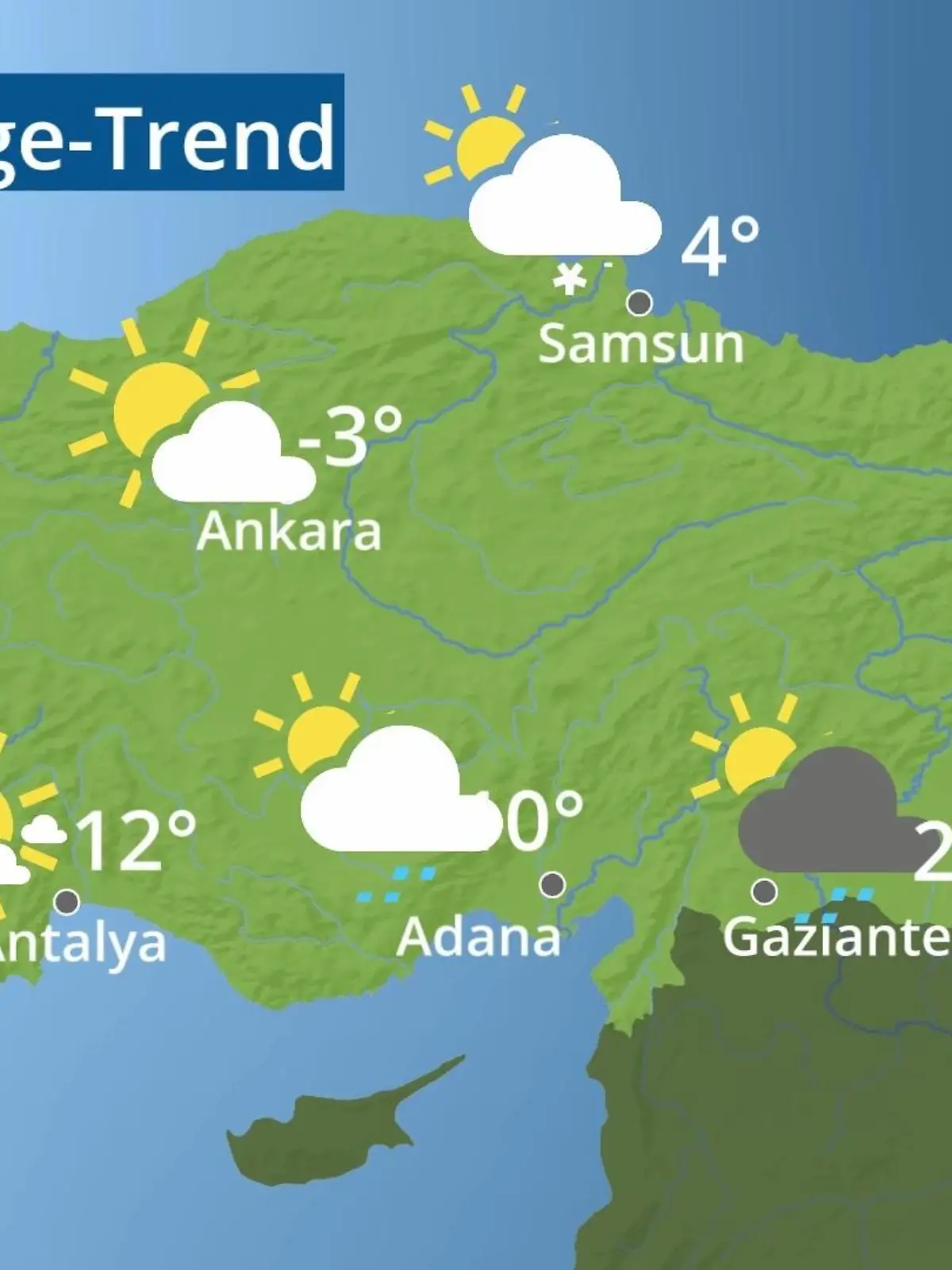 Bild zu: "Türkei: Wie wird das Wetter?"
