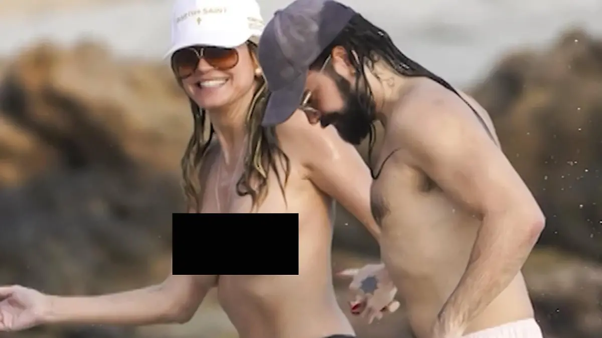 Heidi Klum planscht ohne Oberteil mit Tom Kaulitz Sexy GNTM-Mama