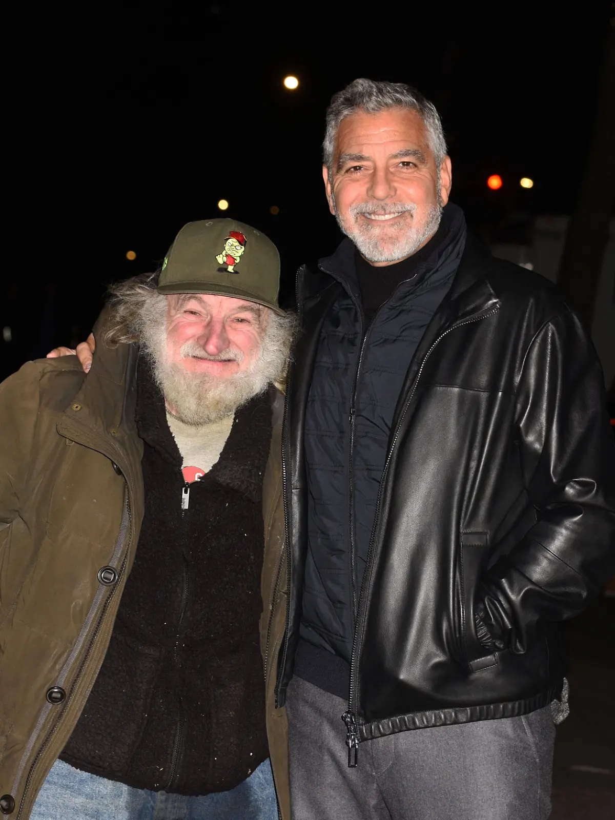 Filming of Apple thriller Wolves In New York City. Featuring: George Clooney, Radioman Where: New York, New York, United