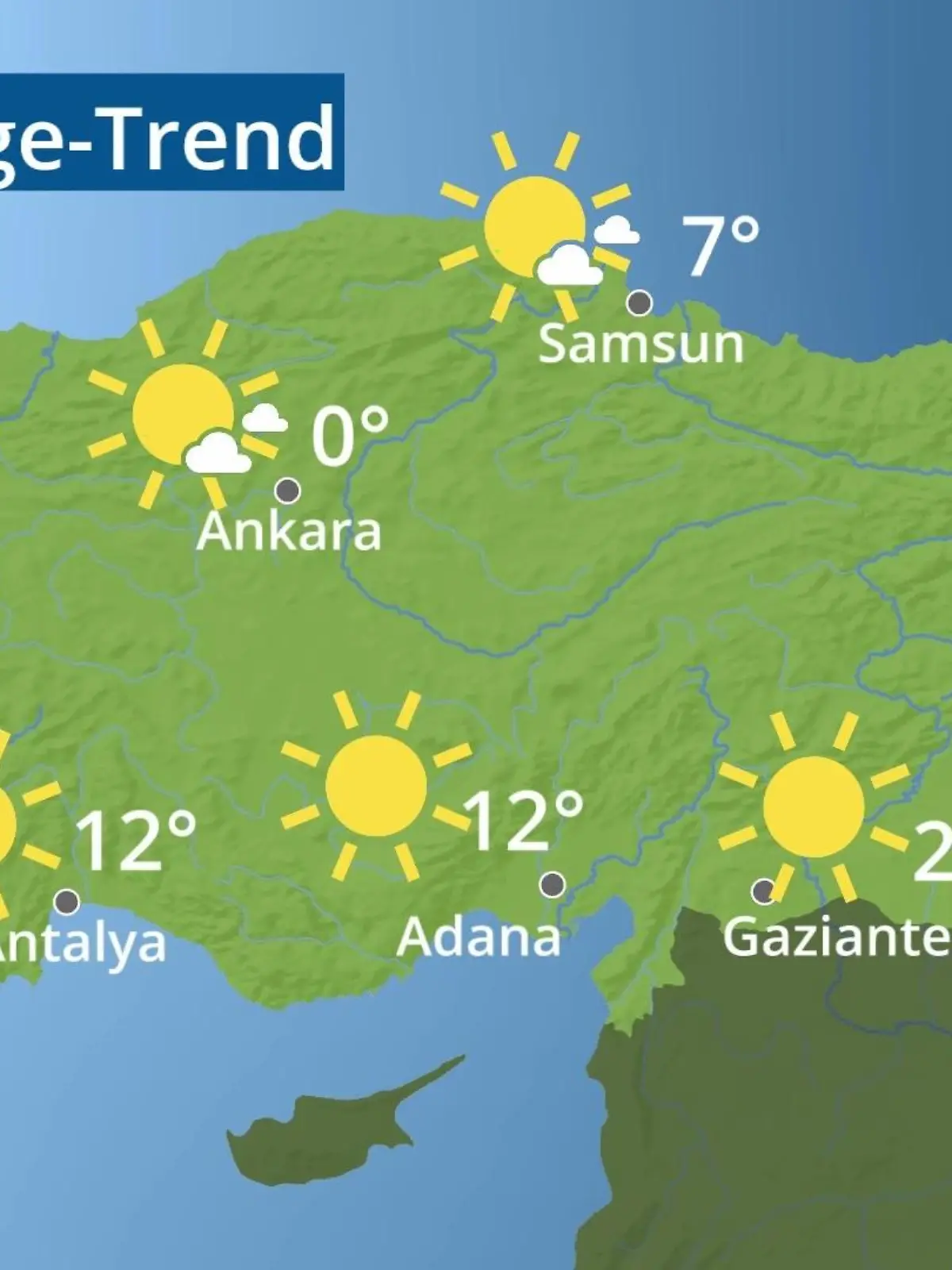 Bild zu: "Türkei: Wie wird das Wetter?"