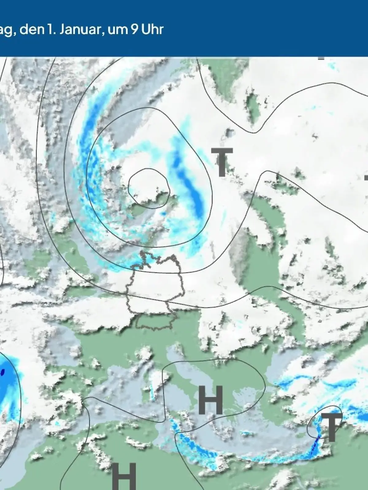 Bild zu: "Die Wetterlage der kommenden 5 Tage"