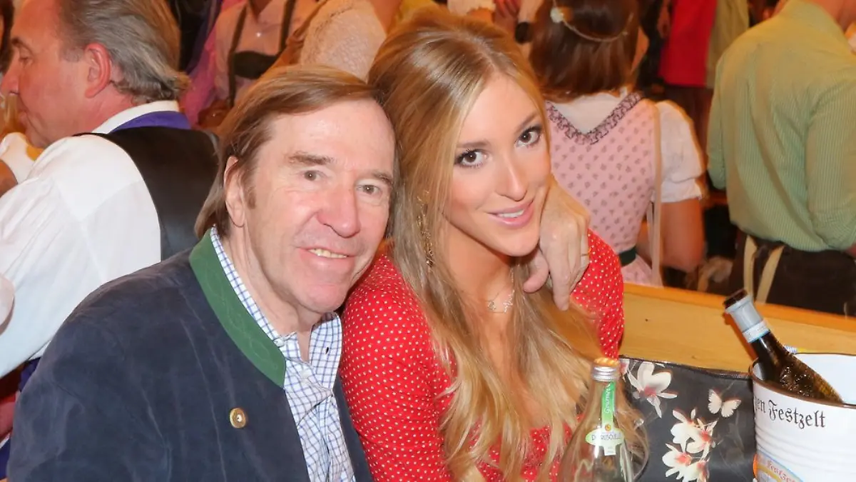 Günter Netzer mit seiner Tochter Alana