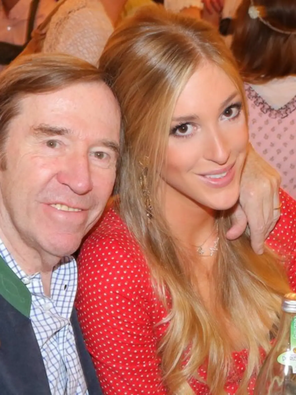 Günter Netzer mit seiner Tochter Alana