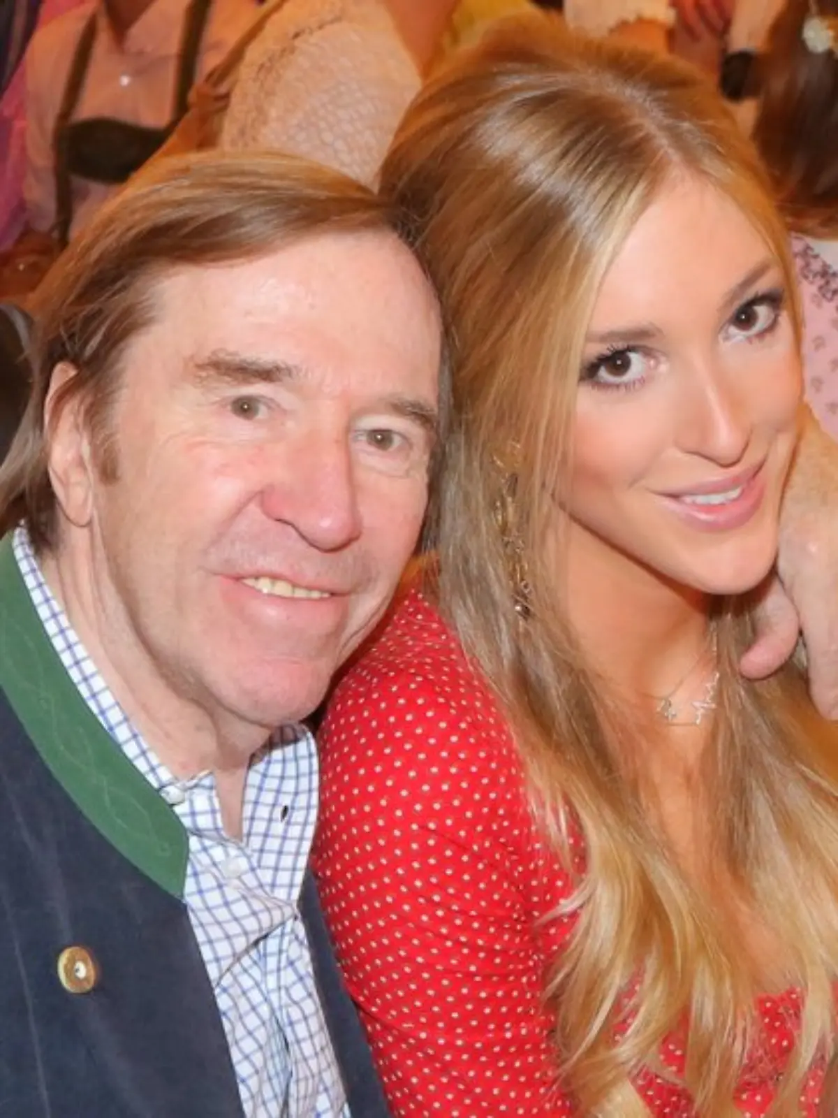 Günter Netzer mit seiner Tochter Alana