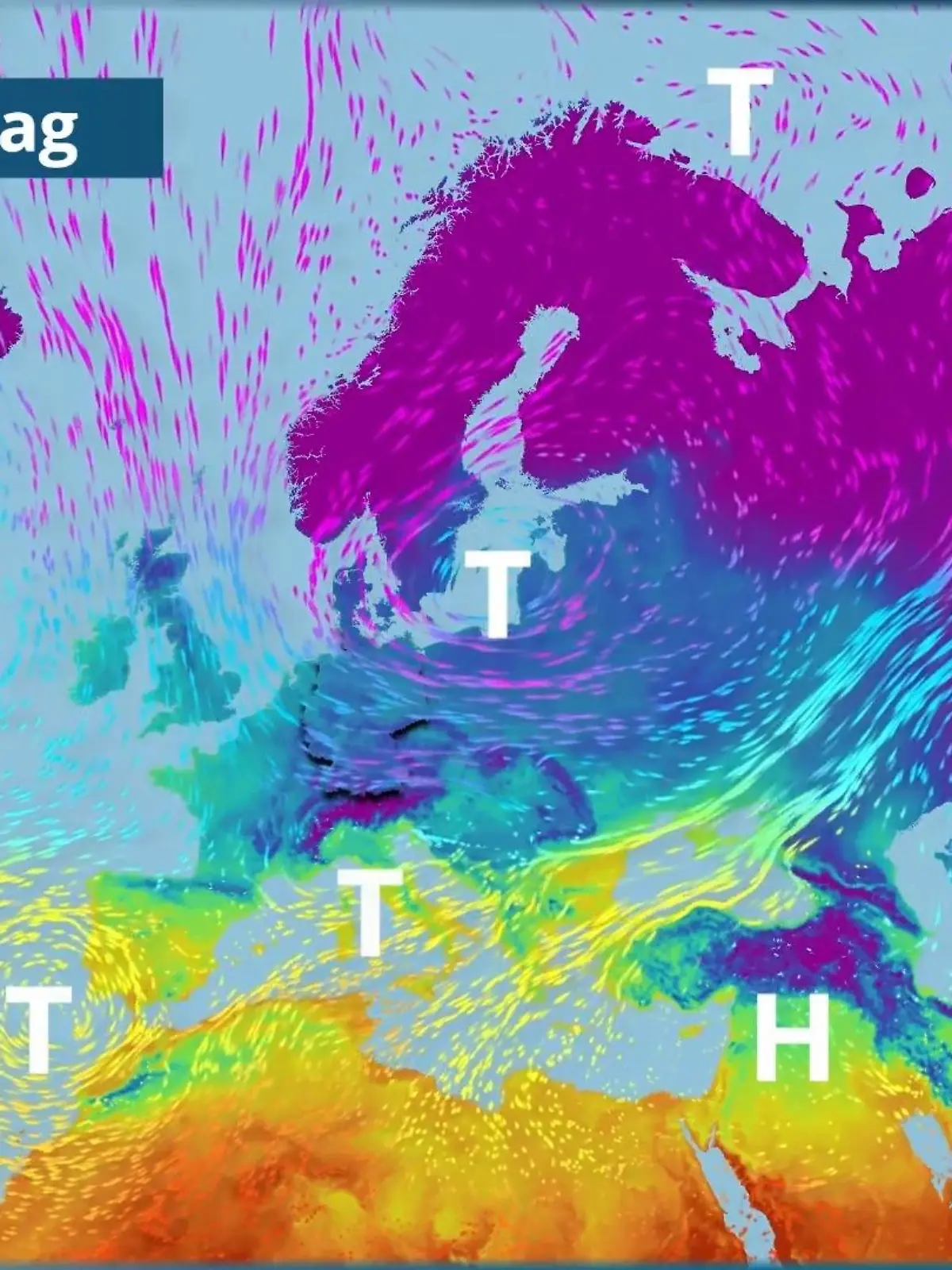 Bild zu: "Es wird kalt und kälter mit Polarluft"