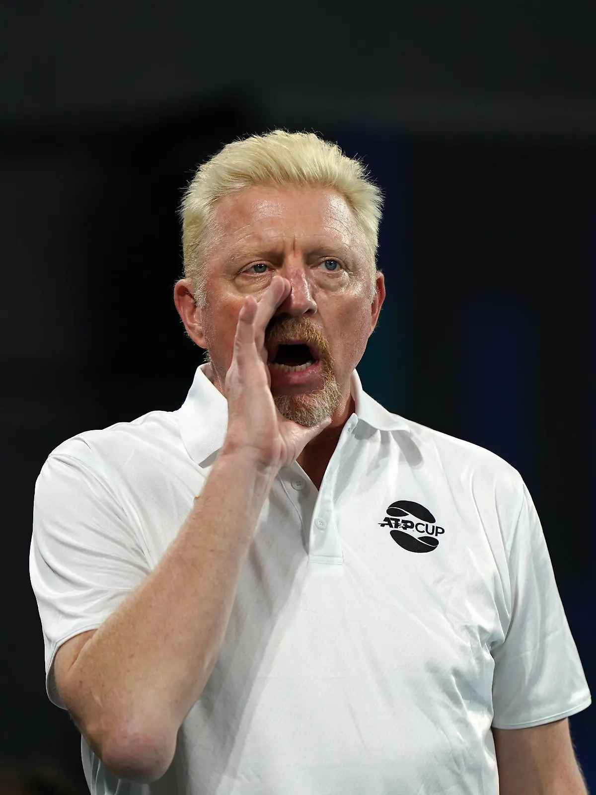  ATP, Tennis Herren CUP BRISBANE DAY 1, Germany ATP Cup captain Boris Becker is seen during the singles match between Alex de Minaur of Australia and Alexander Zverev of Germany on day 1 of the ATP Cup tennis tournament in Brisbane, at Pat Rafter Arena, Brisbane, Friday, January 3, 2020.  ACHTUNG: NUR REDAKTIONELLE NUTZUNG, KEINE ARCHIVIERUNG UND KEINE BUCHNUTZUNG BRISBANE QLD AUSTRALIA PUBLICATIONxINxGERxSUIxAUTxONLY Copyright: xDAVExHUNTx 20200104001440164493