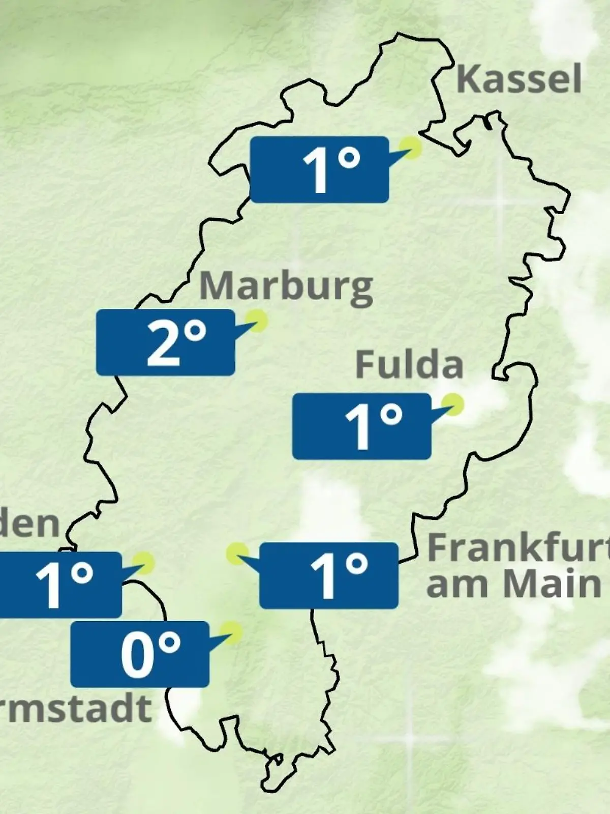 Bild zu: "Hessen: Wie wird das Wetter?"