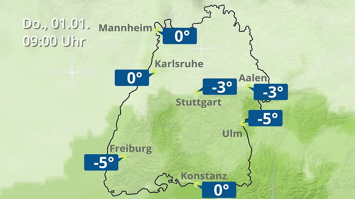 Baden-Württemberg: Wie wird das Wetter? Regen- und Wolkenfilm für Stuttgart, Mannheim und Karlsruhe