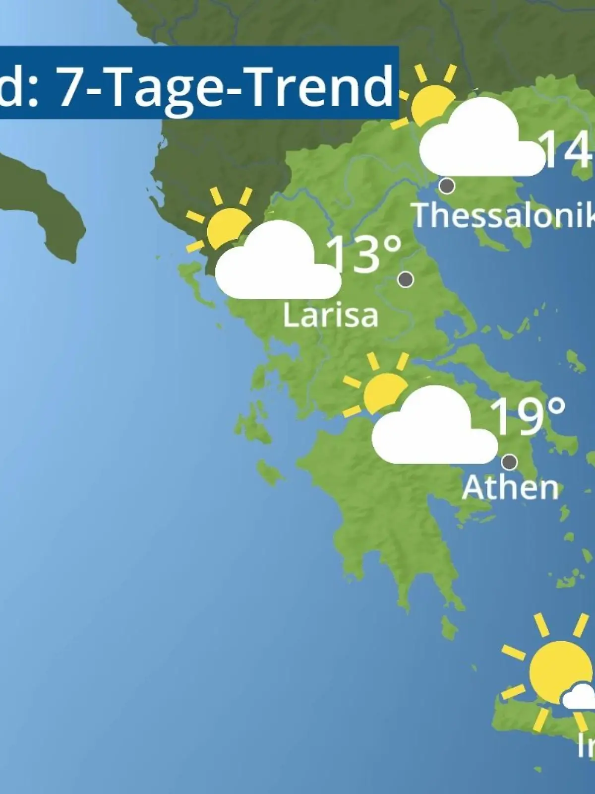 Bild zu: "Griechenland: Wie wird das Wetter?"
