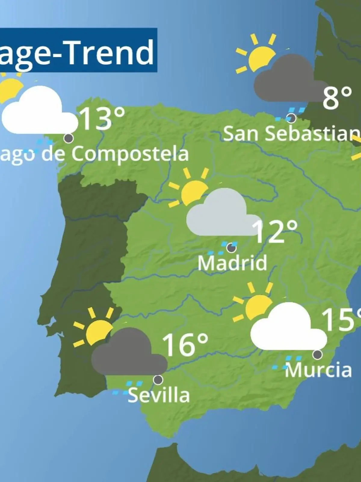 Bild zu: "Spanien: Wie wird das Wetter?"