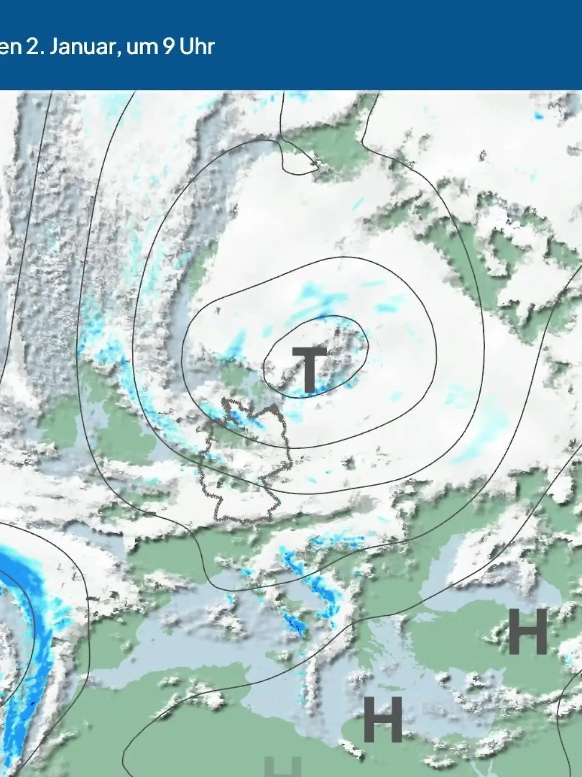 Bild zu: "Die Wetterlage der kommenden 5 Tage"