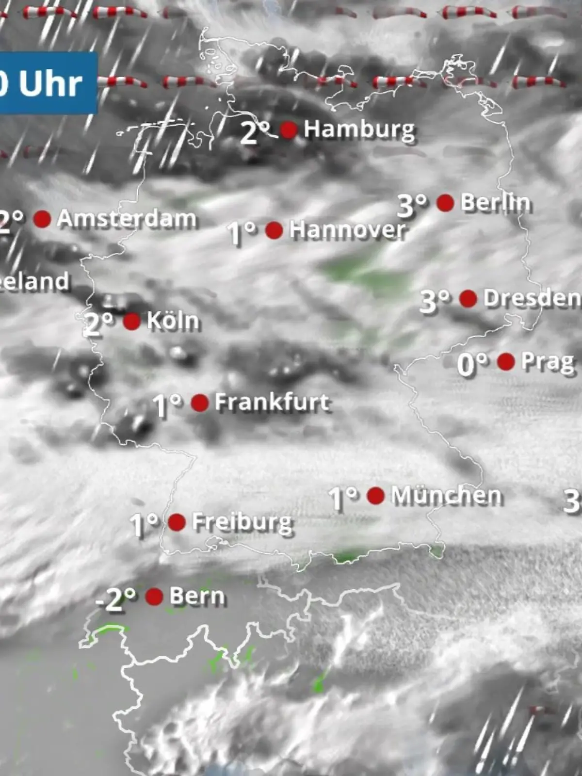Bild zu: "Regen und Schnee ziehen jetzt ins Land"