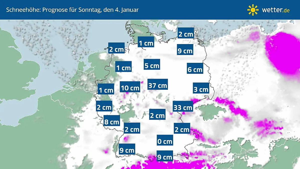 Winter ist da: Die Schneehöhen steigen und steigen So viel Schnee fällt jetzt