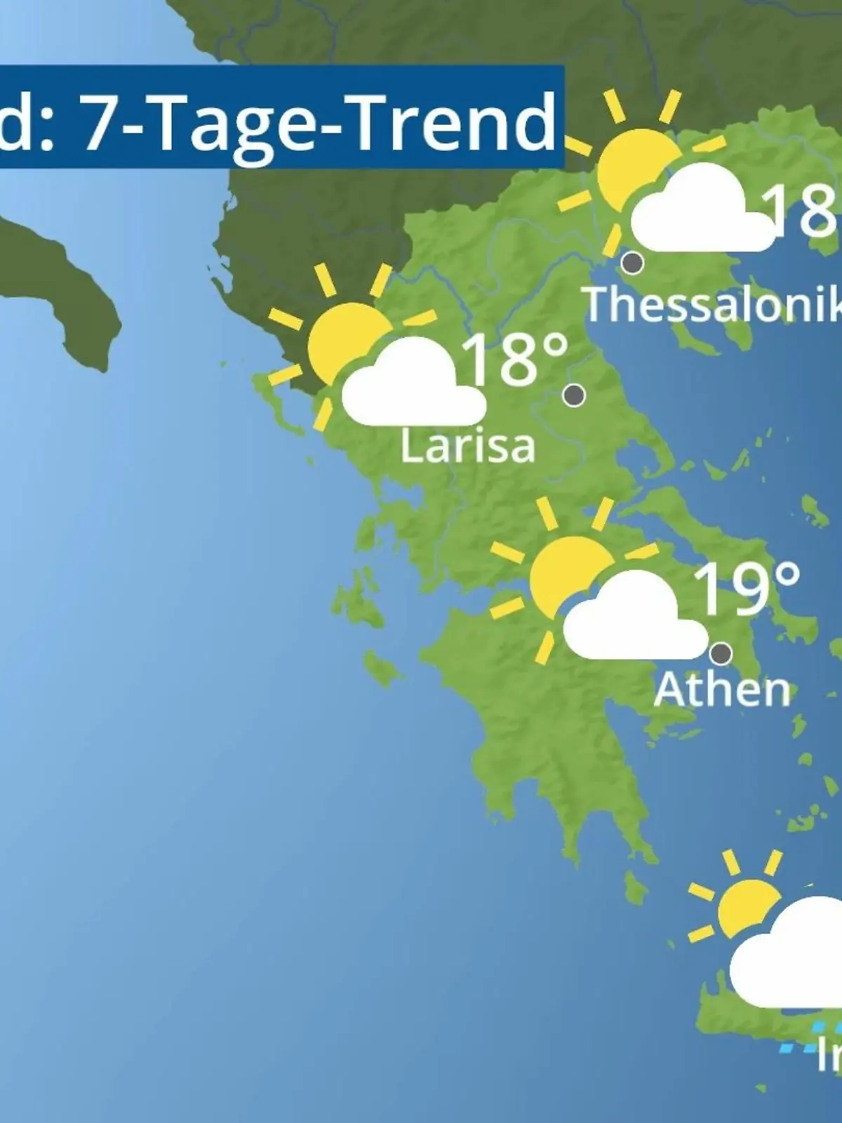 Bild zu: "Griechenland: Wie wird das Wetter?"