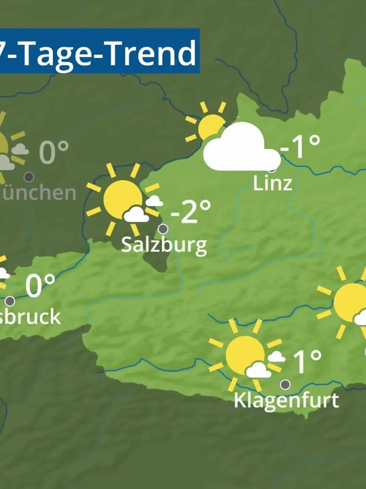 Bild zu: "Österreich: Wie wird das Wetter?"