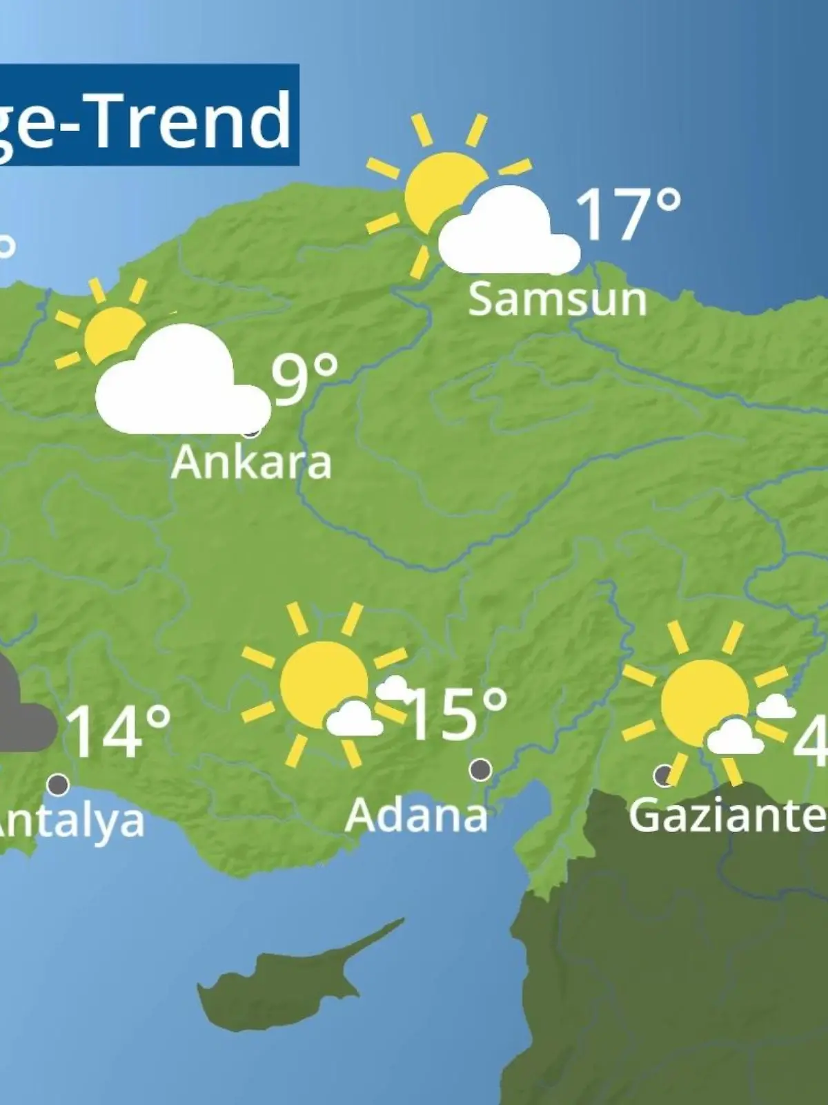 Bild zu: "Türkei: Wie wird das Wetter?"