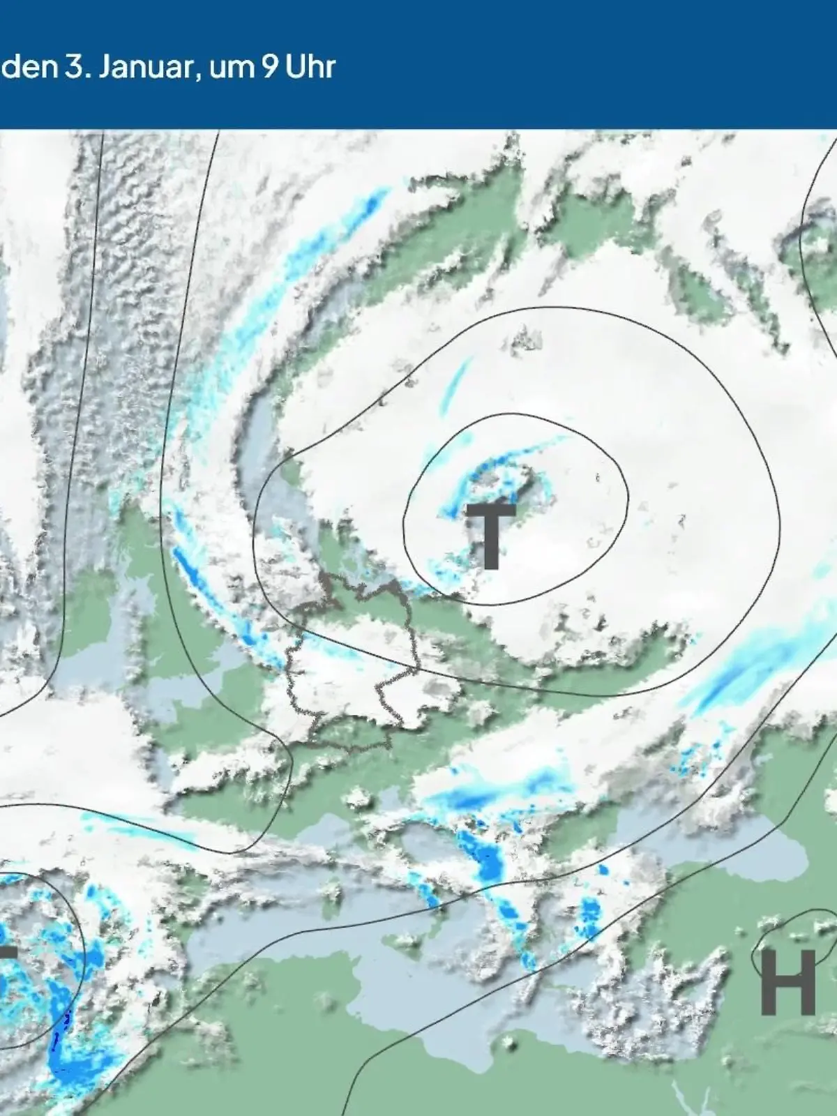 Bild zu: "Die Wetterlage der kommenden 5 Tage"