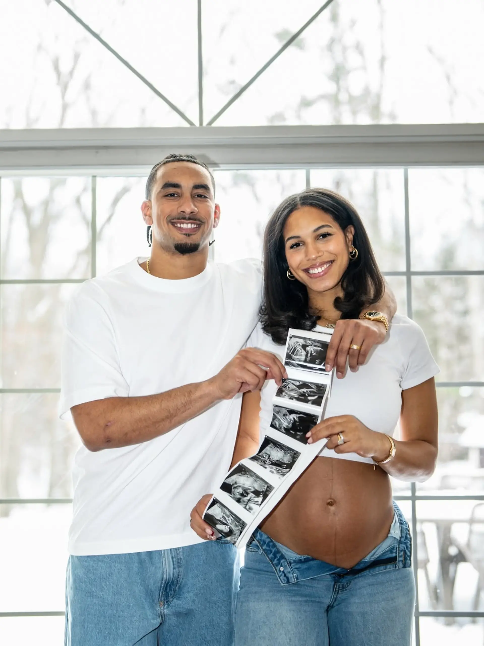 Bild zu: "Süße Ultraschall-Bilder! NFL-Superstar wird erstmals Papa"