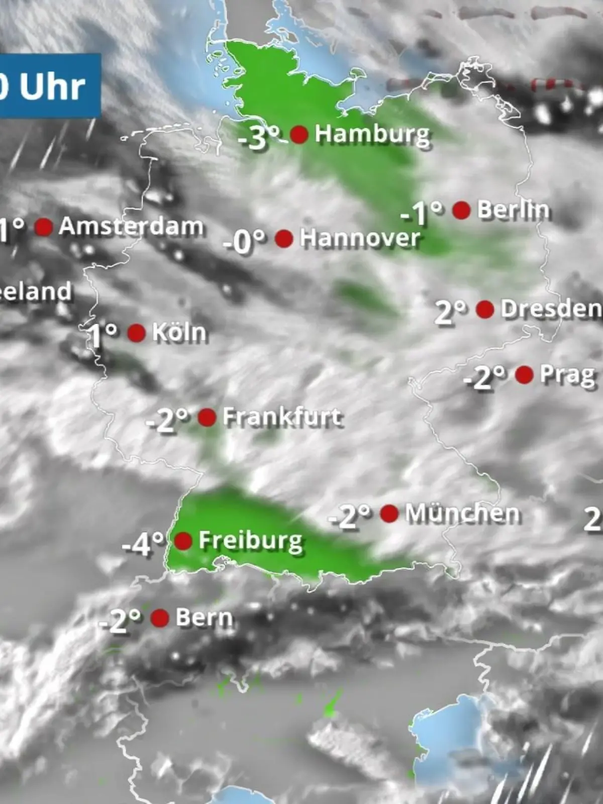 Bild zu: "Immer wieder Schnee - vor allem im Nordwesten und Süden"