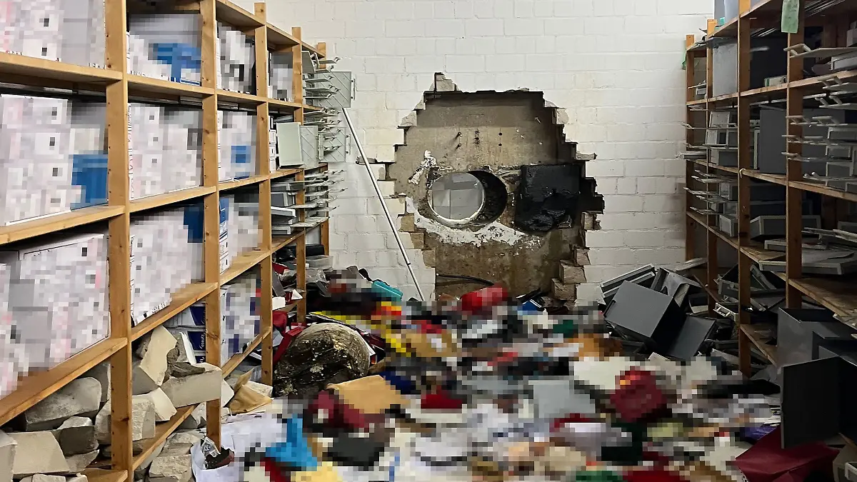 90 Prozent der Schließfächer wurden aufgebrochen.