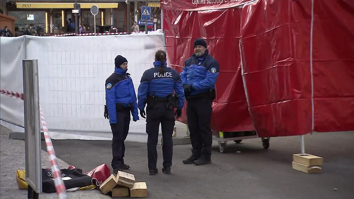 Trauer um die Opfer der Silvesternacht Inferno in Schweizer Bar