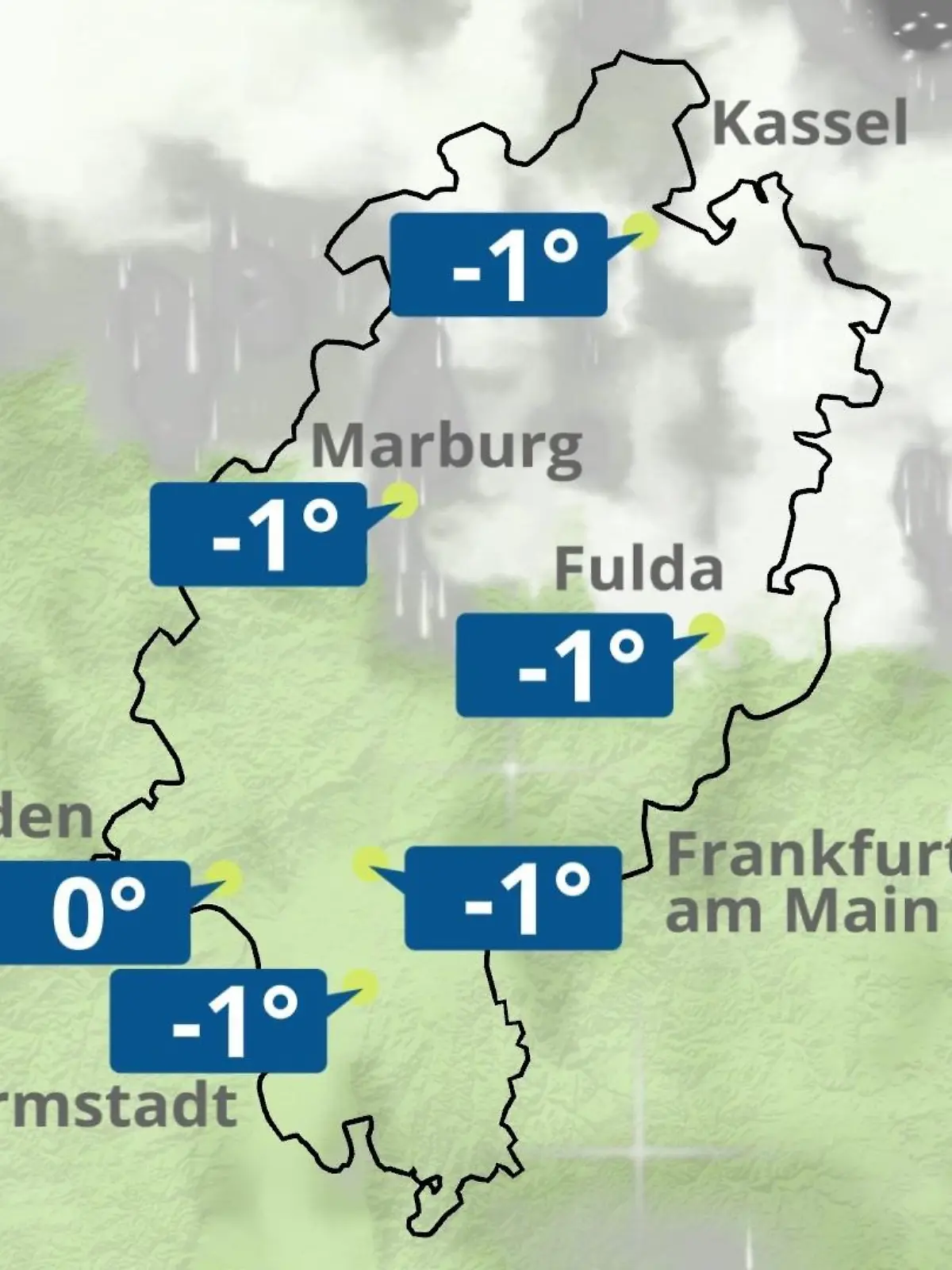 Bild zu: "Hessen: Wie wird das Wetter?"