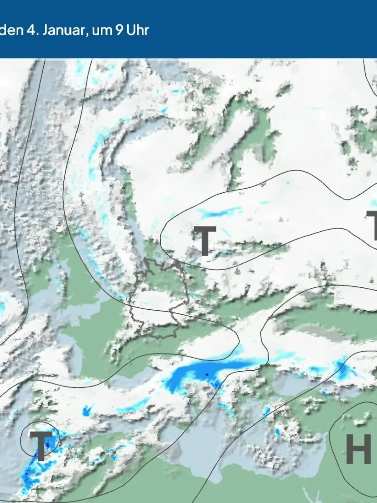 Bild zu: "Die Wetterlage der kommenden 5 Tage"