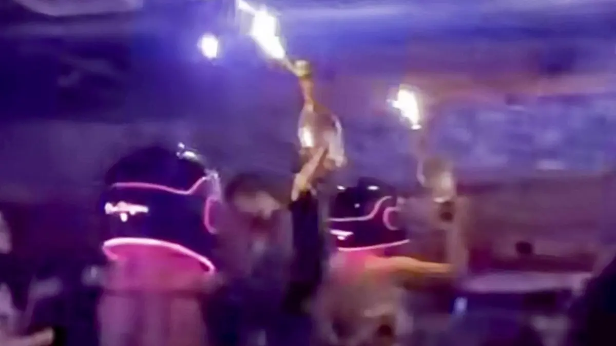 Vor dem Brand: Die Bar Le Constellation in Crans-Montana