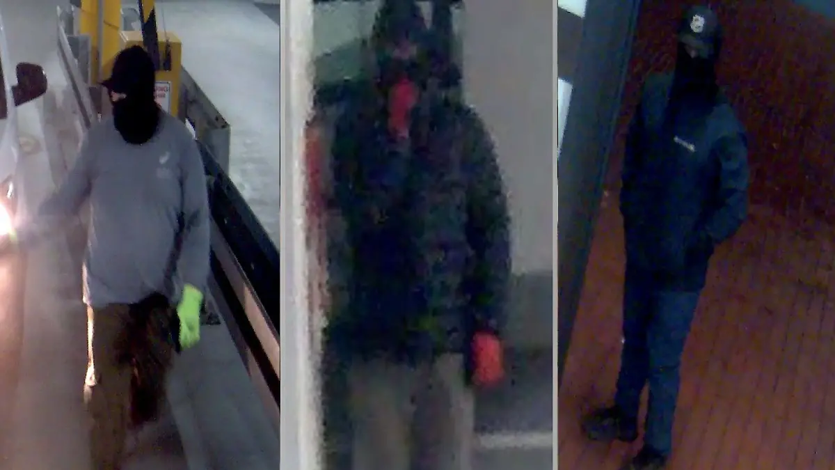 Das sind die Täter des Sparkassen-Einbruchs.