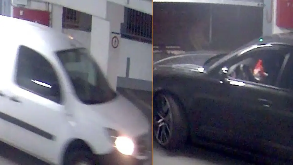 Mit diesen Autos flüchteten die Täter offenbar.