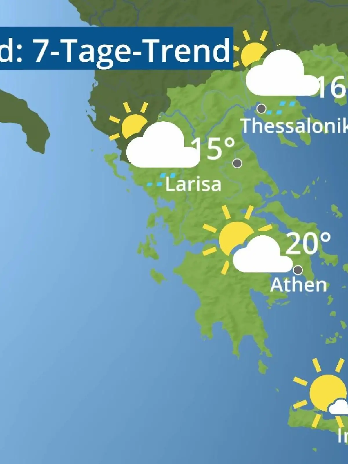 Bild zu: "Griechenland: Wie wird das Wetter?"