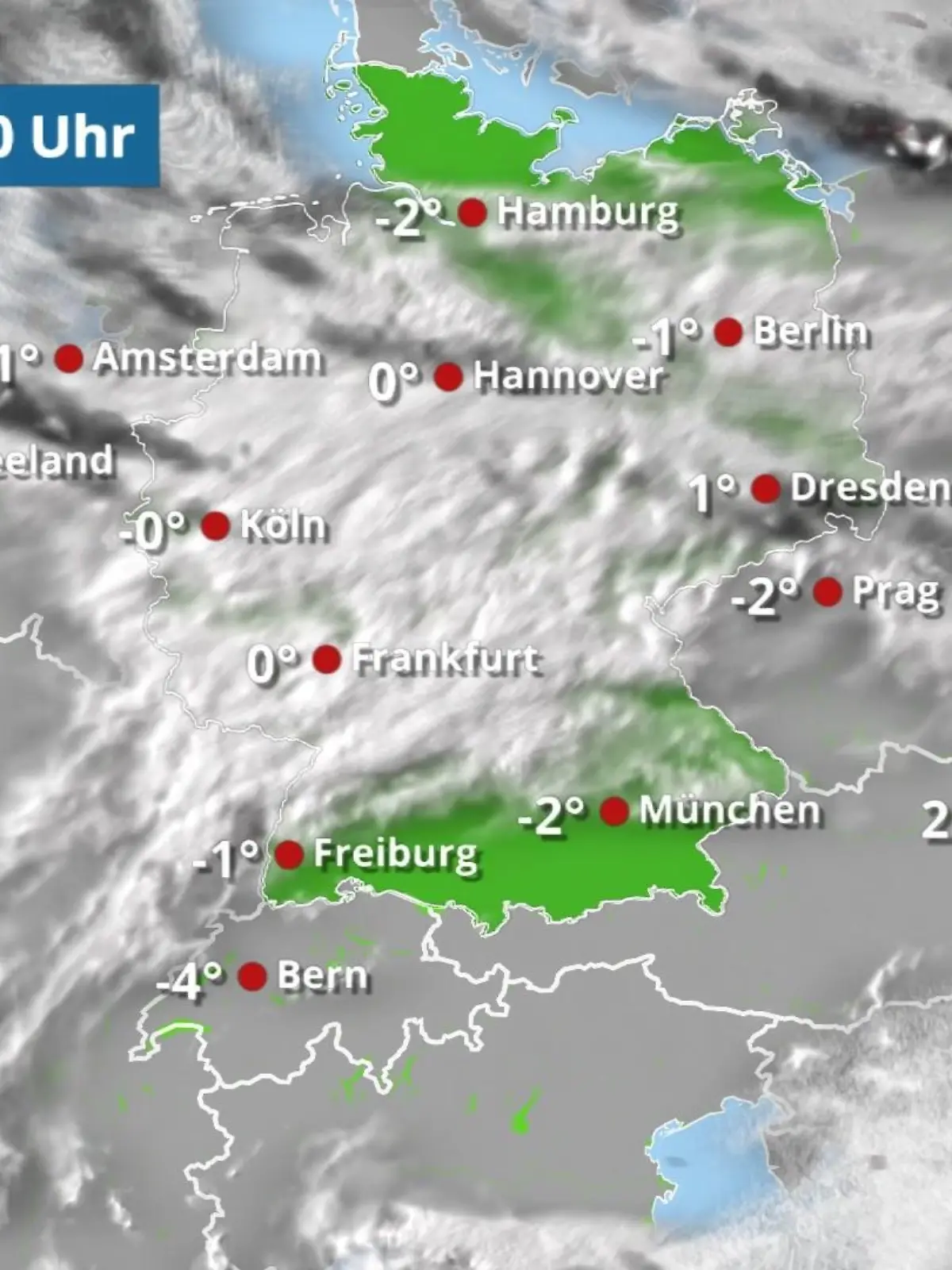 Bild zu: "Schneeschauer möglich - Sonne im Süden"