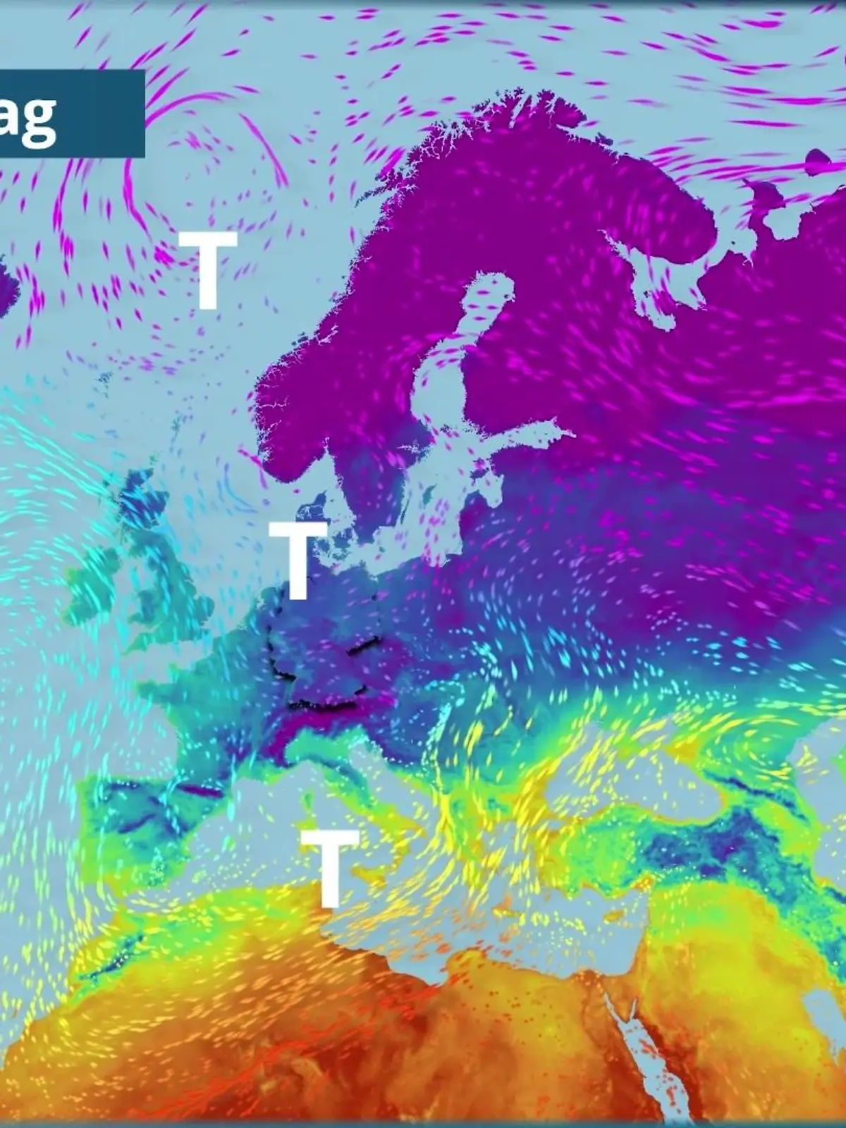 Bild zu: "Kälte bleibt: Milde Luft prallt einfach ab"