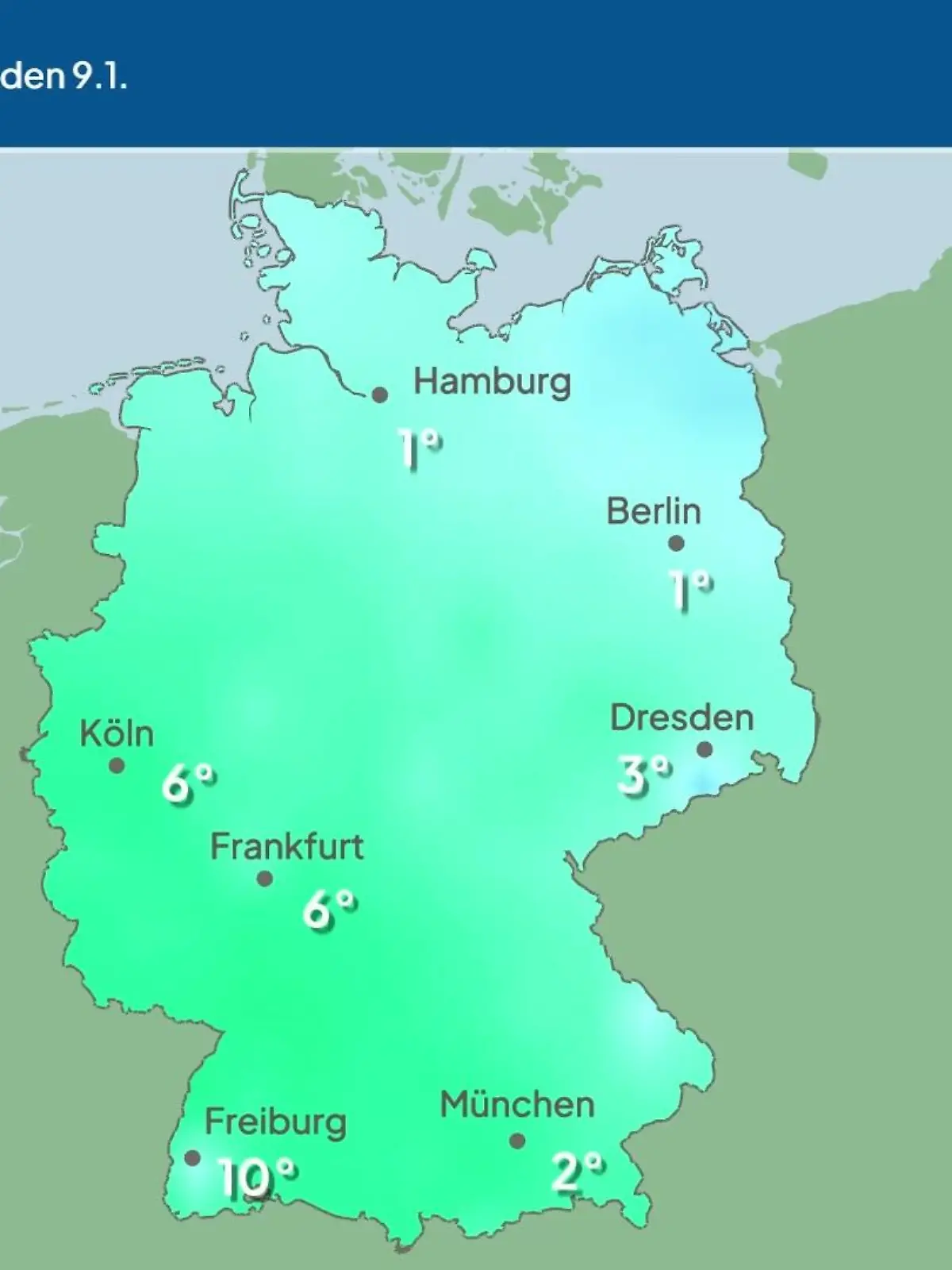Bild zu: "Im Video: Temperatur-Vorhersage"