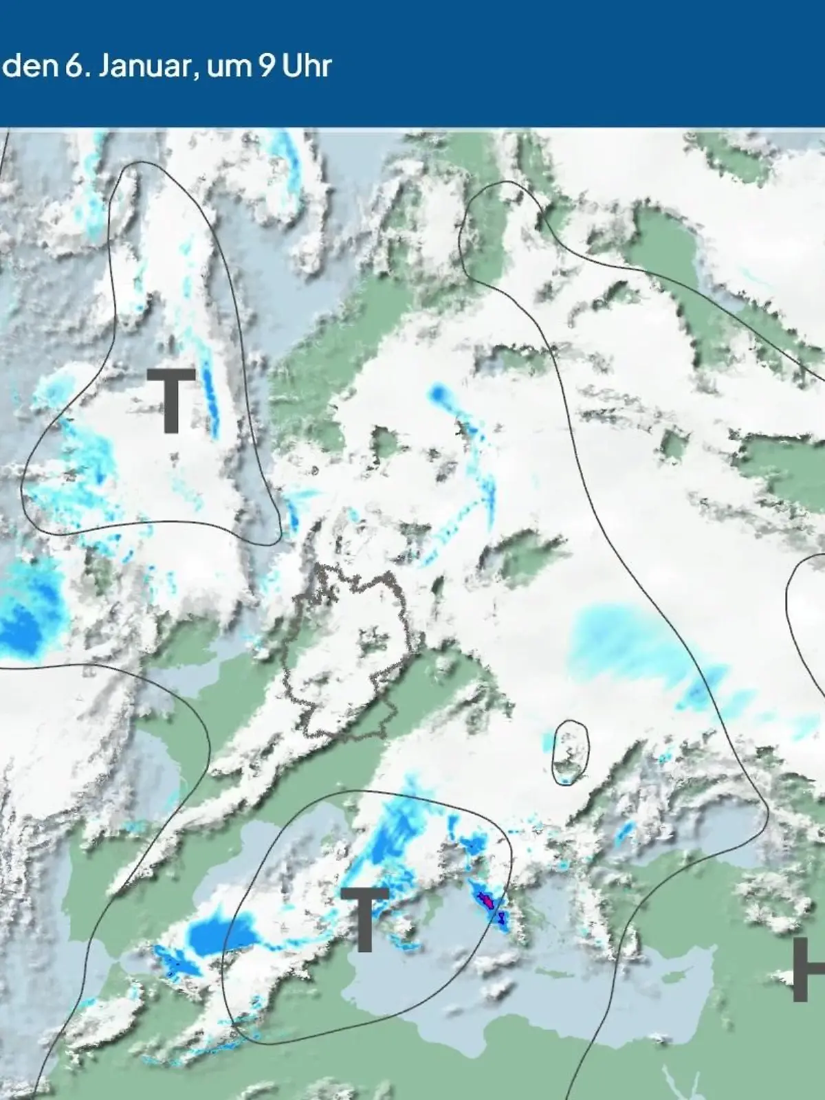 Bild zu: "Die Wetterlage der kommenden 5 Tage"