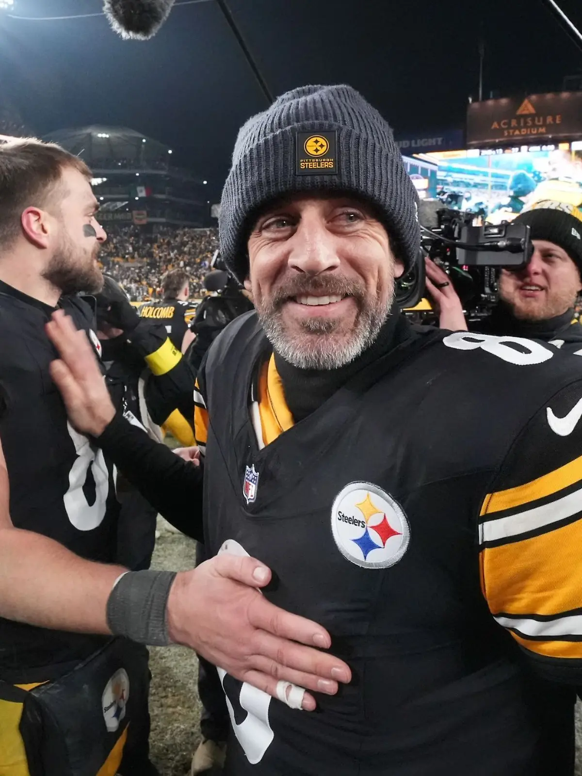 Bild zu: "Krimi in Pittsburgh: Altstar Rodgers mit 42 in den Playoffs"