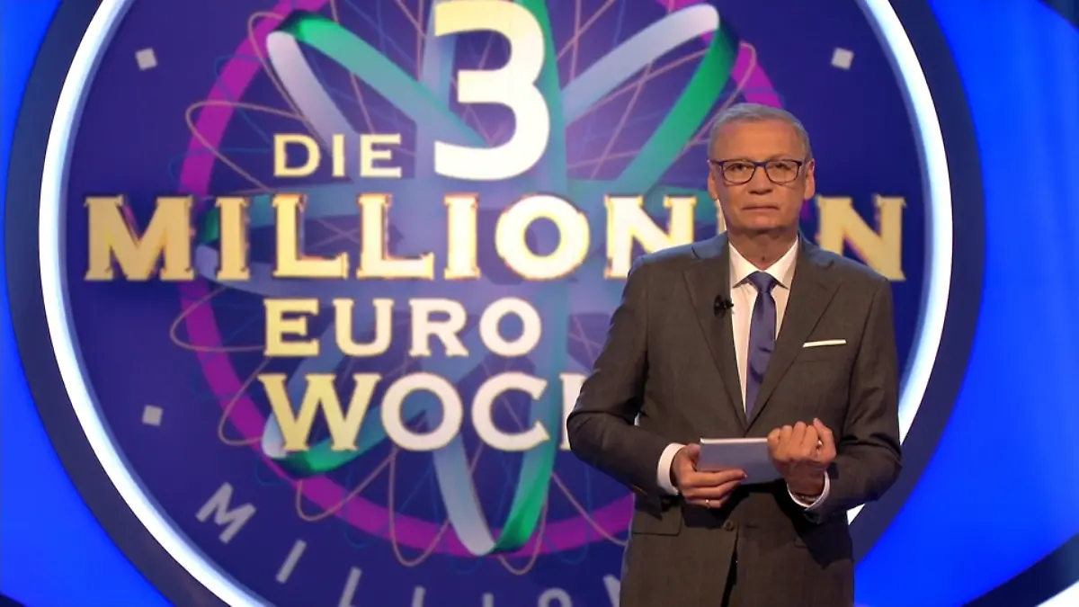 Moderator Günther Jauch führt seine Gäste - wie immer - durch den Abend