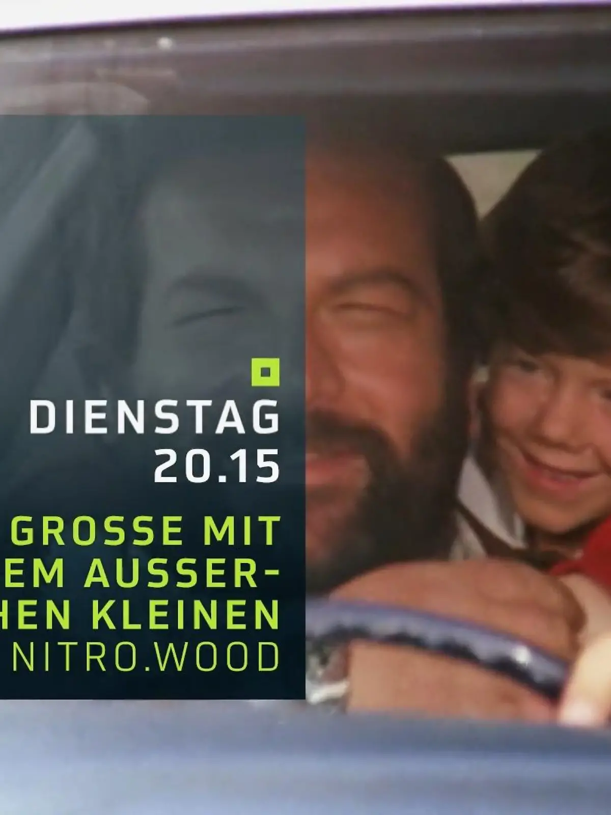 Bild zu: "Inhalt Nitro: Der GroÃe Mit Seinem AuÃerirdischen Kleinen - Dienstag 20:15"