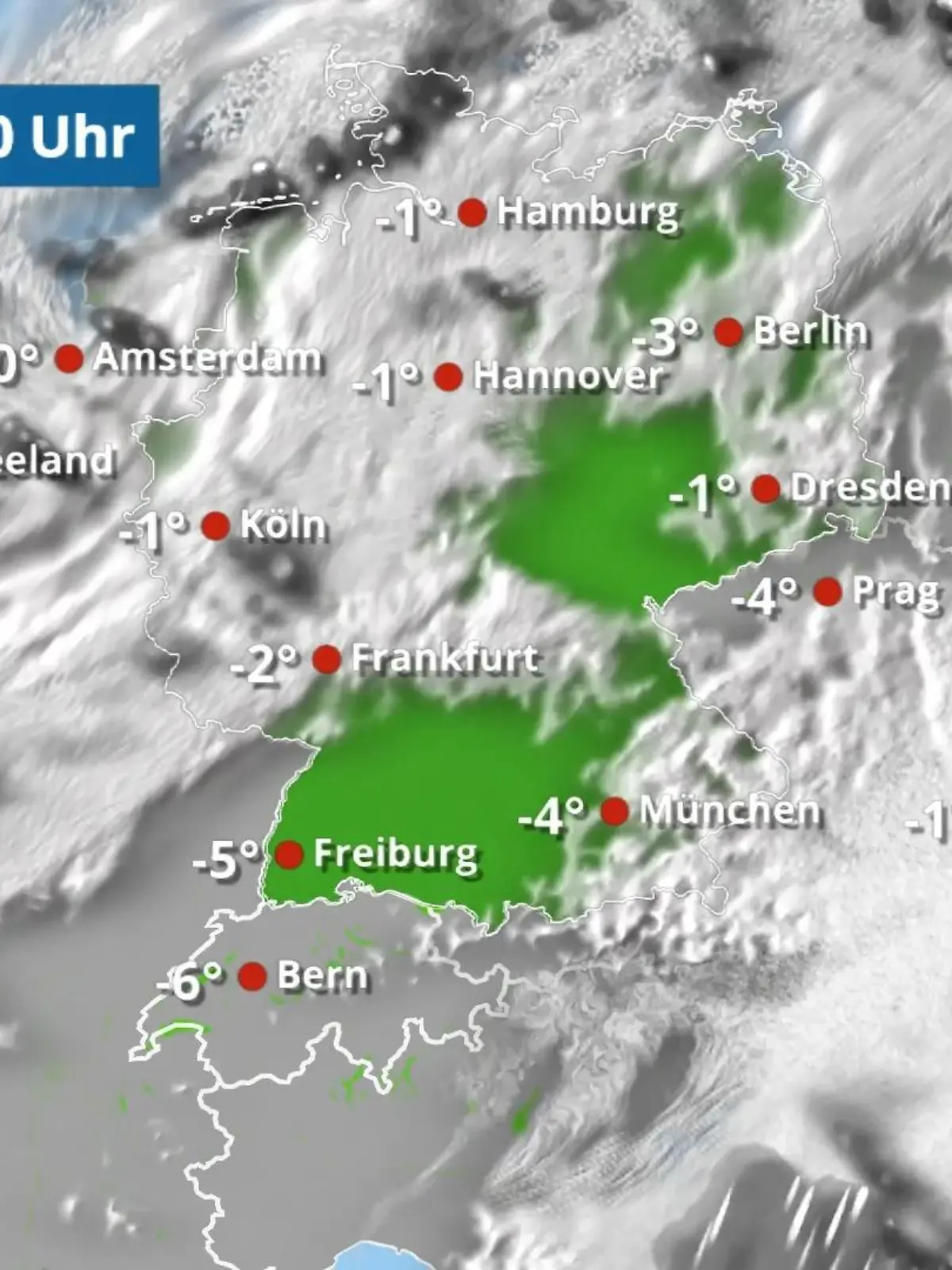 Bild zu: "Schauerschwerpunkt bleibt zunächst der Norden"
