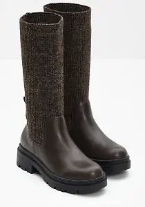 Stiefel mit elastischem Schaft