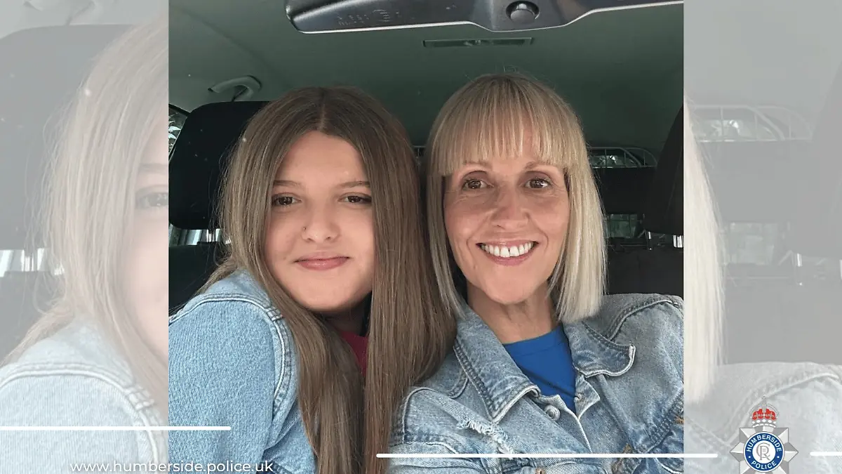 Mutter und Tochter auf Fahndungsfoto der Polizei