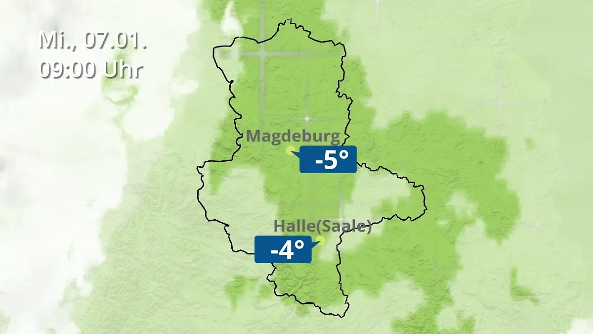 Sachsen-Anhalt: Wie wird das Wetter? Regen und Wolkenfilm für Halle und Magdeburg