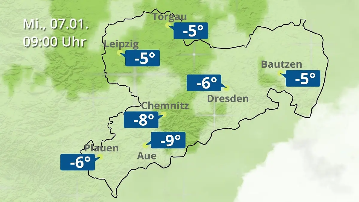 Sachsen: Wie wird das Wetter? Regen- und Wolkenfilm für Chemnitz, Dresden und Leipzig