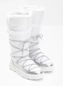 Trekking-Schneestiefel in Weiß