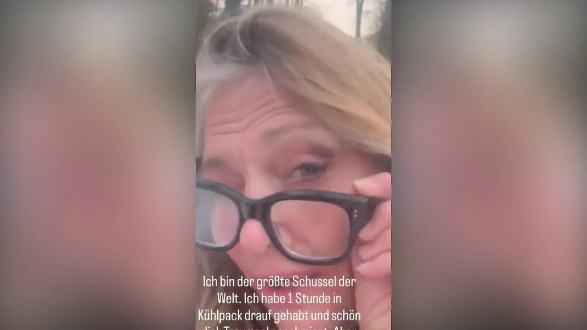 Nicole Belstler-Boettcher hat ein blaues Auge.