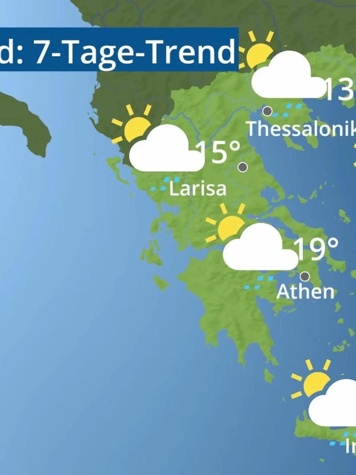 Bild zu: "Griechenland: Wie wird das Wetter?"