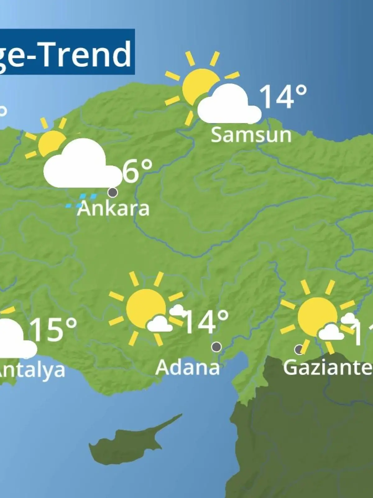 Bild zu: "Türkei: Wie wird das Wetter?"