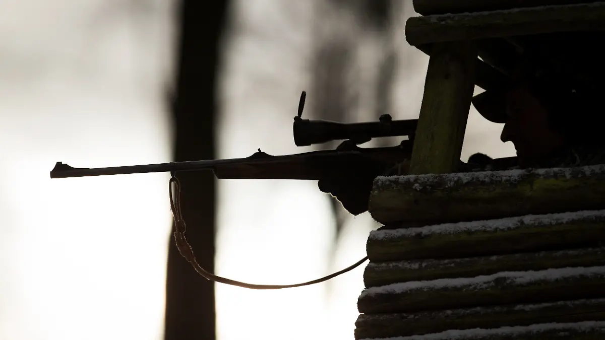 In Niedersachsen hat ein Jäger auf eine Spaziergängerin geschossen.