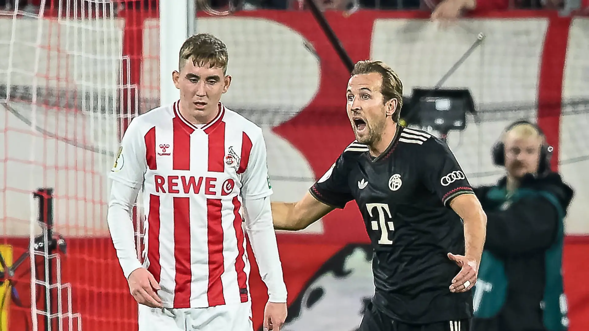 Auch Harry Kane (r.) kann nicht fassen, dass dieser Kracher im Free-TV übertragen wird.